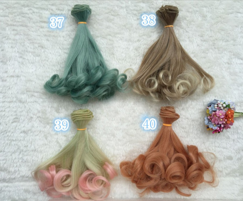 Трессы для кукол 15 см Кудри фото 8