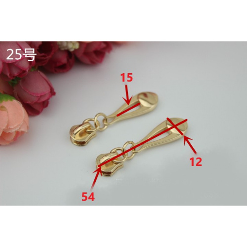 Бегунок с пуллером для молнии №5 под золото фото 4 Бегунок с пуллером для молнии №5 под золото фото 4