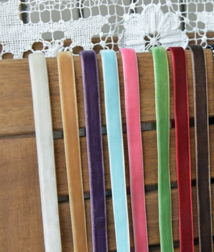 Лента бархатная 12 мм Лента бархатная 12 мм