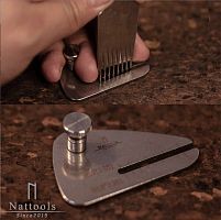 Ограничитель для строчных косых пробойников Nattools  - купить для кожевенного хобби