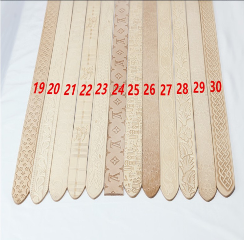 Заготовка для ремня раст. дубл. 38 мм толщ. 3,7 мм с тиснением Италия 11-55 фото 12