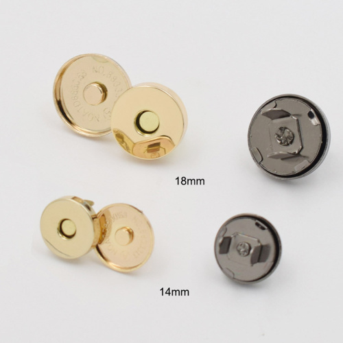 Застежка магнитная зажимная загнутый край 14 мм фото 2