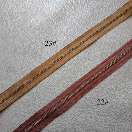 Молния металлическая №3 рулонная зубья под бронзу YKK фото 6