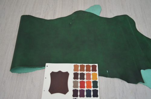 Кожа Пола 1,2 мм растит. дубл. BUTTERO 11 Зеленый фото 2