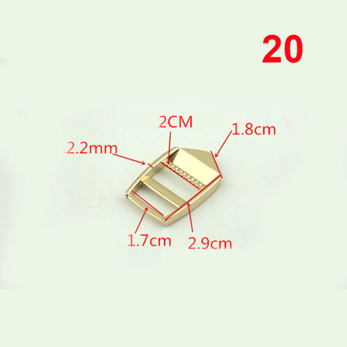 Пряжка-регулятор трехщелевая 20-38 мм арт. 2022 фото 7