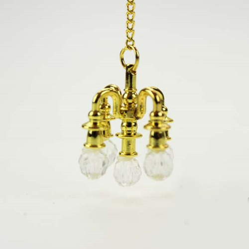 Люстра декоративная для румбокса Миниатюра 1:12 фото 2