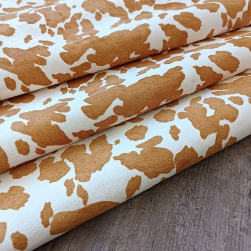 Кожа с ворсом КРС 1,1 мм Корова светло-рыжая фото 4