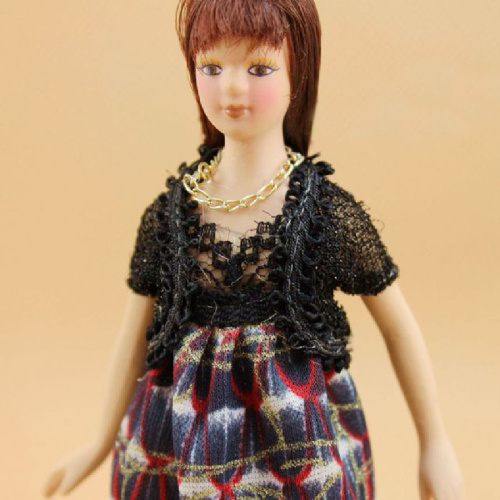 Кукла Девушка в брюках и тунике Миниатюра 1:12  DH DK-18 - фото товара фото 5