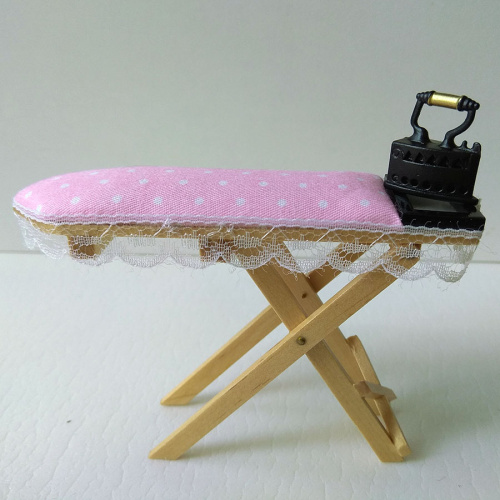 Гладильная доска для кукольного домика с утюгом  GD-301 - фото товара фото 3