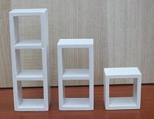 Полка для кукол 1-3 ячейки Минимализм