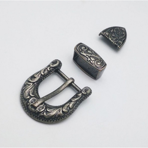 Комплект фурнитуры для ремня 20 мм Серебро антик фото 2 Комплект фурнитуры для ремня 20 мм Серебро антик фото 2