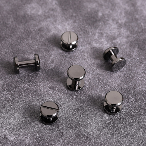 Винт ременной d=10 мм плоский Латунь, черный Винт ременной d=10 мм плоский Латунь, черный