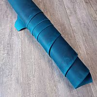 Кожа Крейзи Хорс Dark 1,4-1,6 мм Бирюзовый